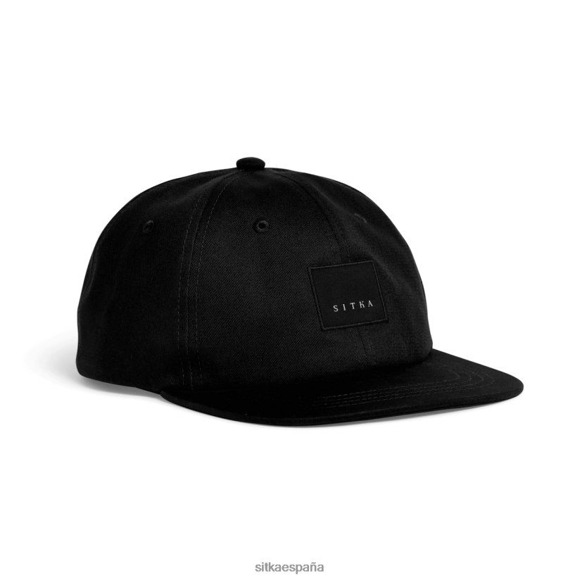 unisexo SITKA Gear negro snapback desestructurado con parche moderno sombreros 8D62F0317