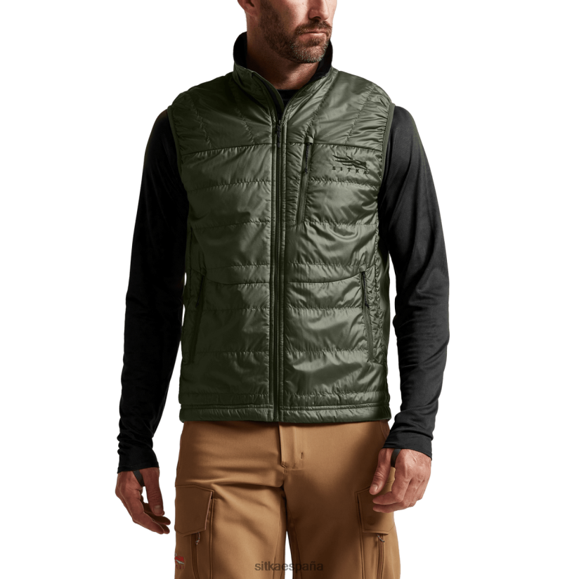 hombres SITKA Gear aceituna polvorienta chaleco aerolito kelvin chaquetas y chalecos 8D62F074