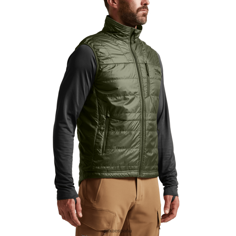 hombres SITKA Gear aceituna polvorienta chaleco aerolito kelvin chaquetas y chalecos 8D62F074