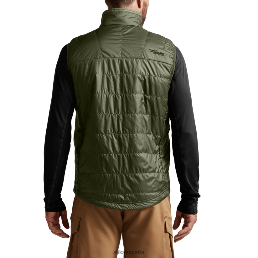 hombres SITKA Gear aceituna polvorienta chaleco aerolito kelvin chaquetas y chalecos 8D62F074