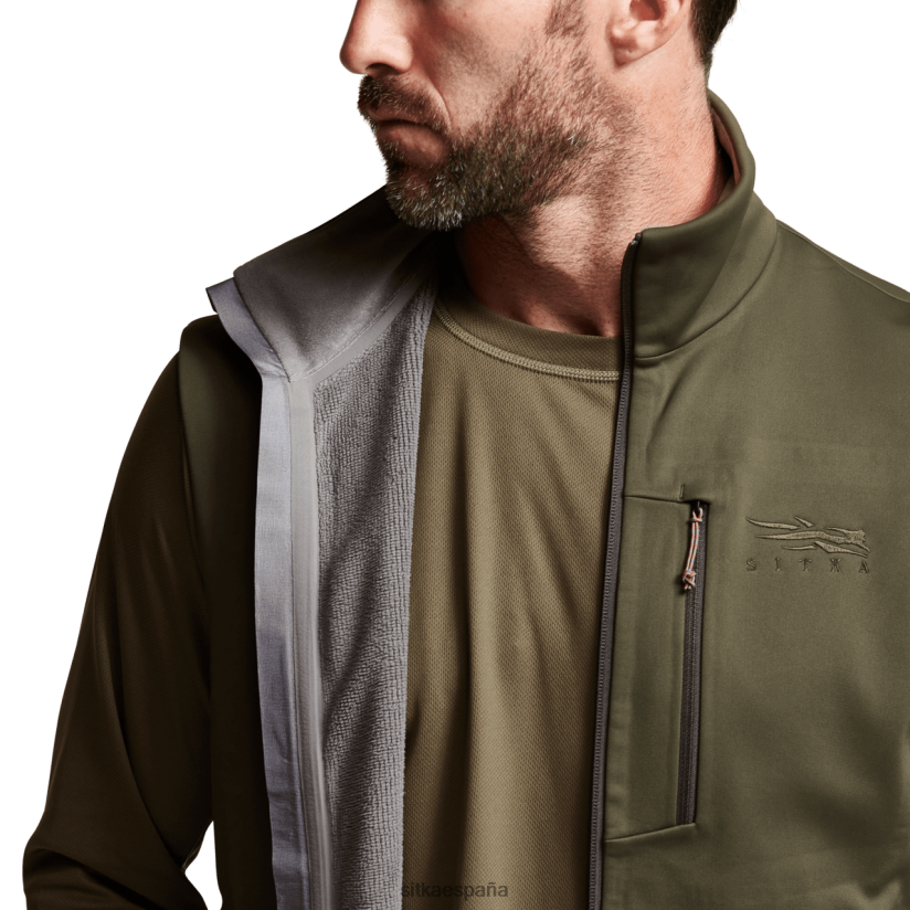 hombres SITKA Gear liquen profundo chaleco jetstream chaquetas y chalecos 8D62F066