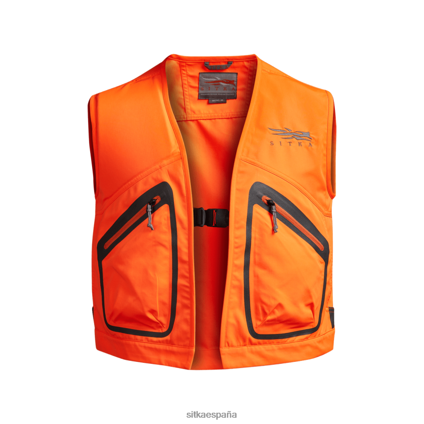 hombres SITKA Gear naranja brillante chaleco balístico chaquetas y chalecos 8D62F080