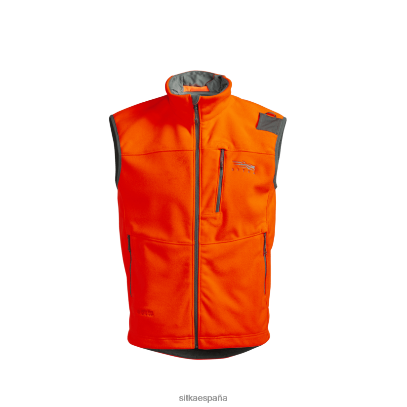 hombres SITKA Gear naranja brillante chaleco estrato chaquetas y chalecos 8D62F077