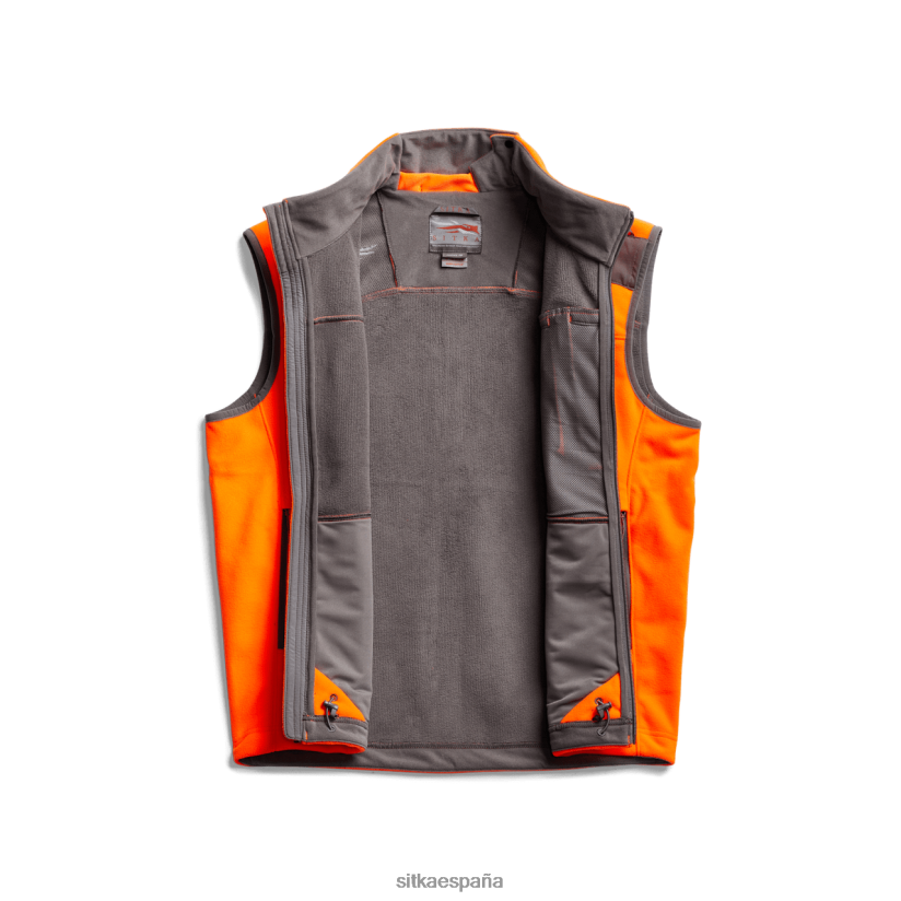 hombres SITKA Gear naranja brillante chaleco estrato chaquetas y chalecos 8D62F077