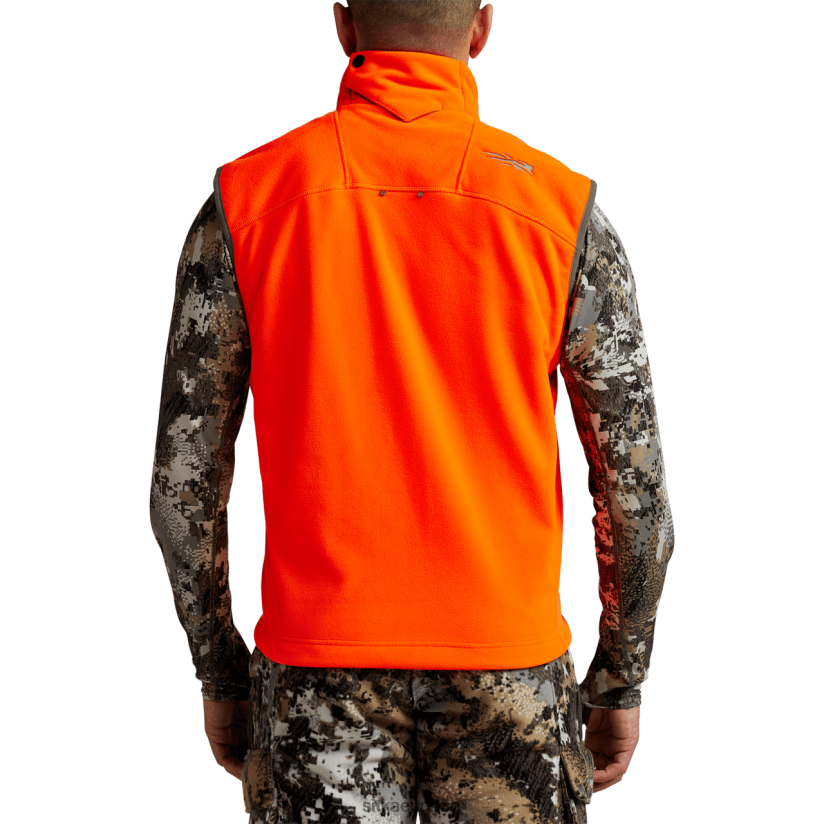 hombres SITKA Gear naranja brillante chaleco estrato chaquetas y chalecos 8D62F077
