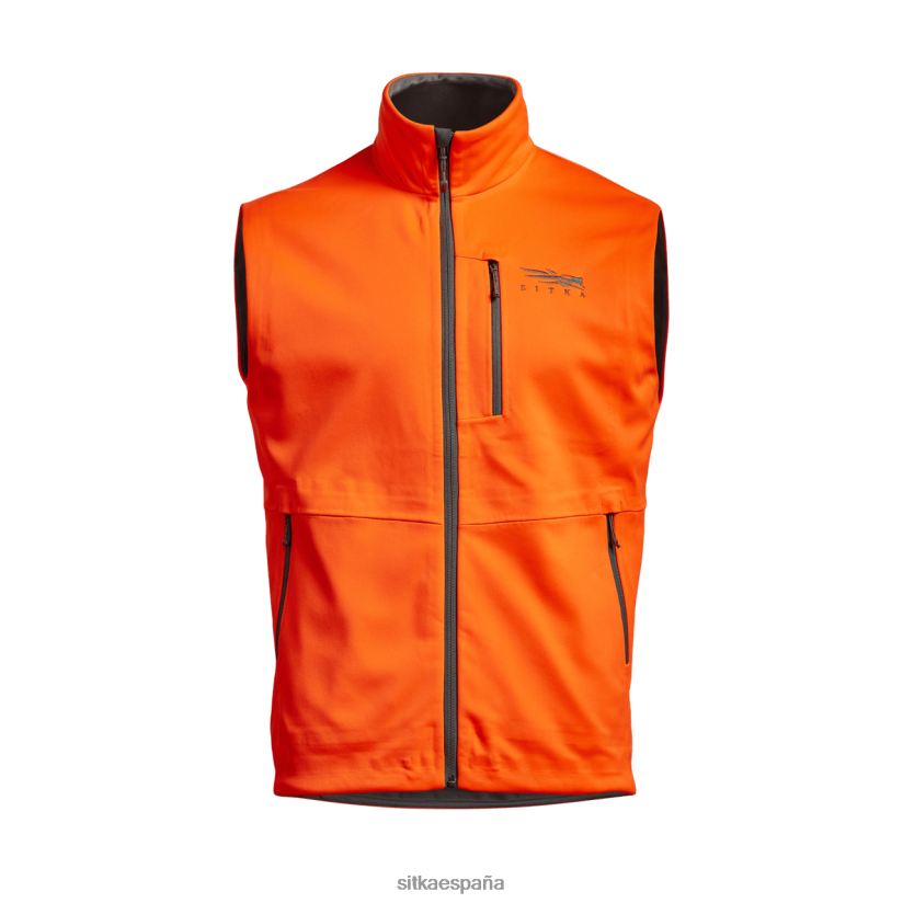 hombres SITKA Gear naranja brillante chaleco jetstream chaquetas y chalecos 8D62F063