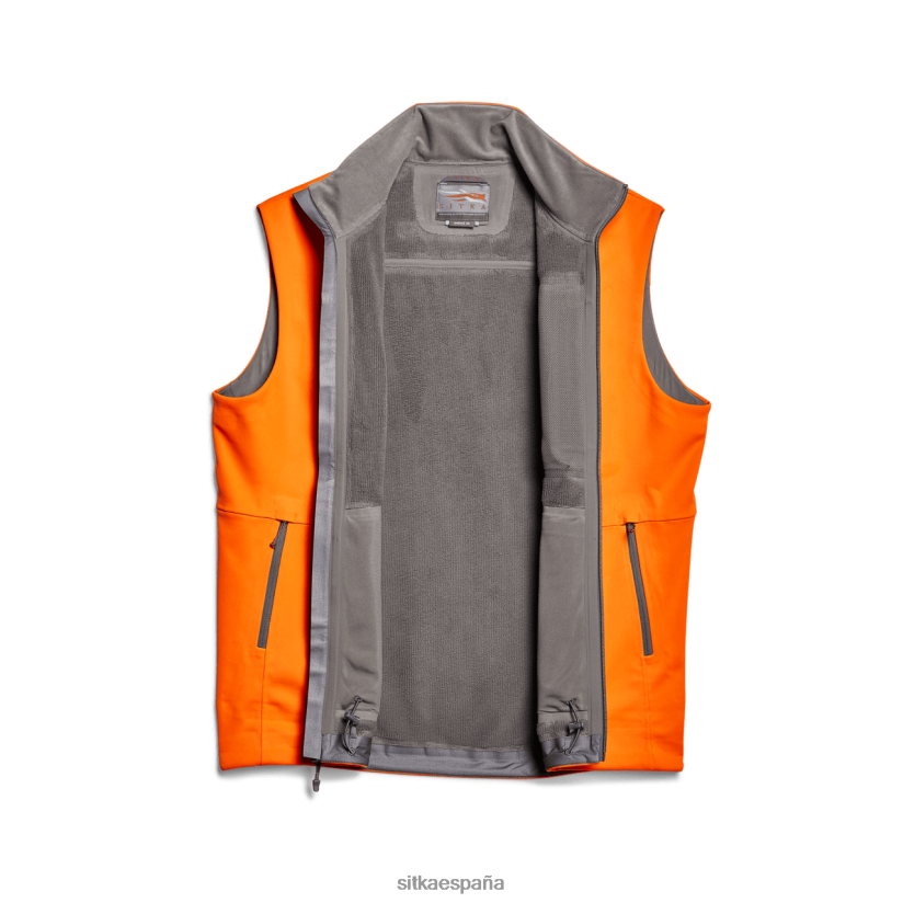 hombres SITKA Gear naranja brillante chaleco jetstream chaquetas y chalecos 8D62F063