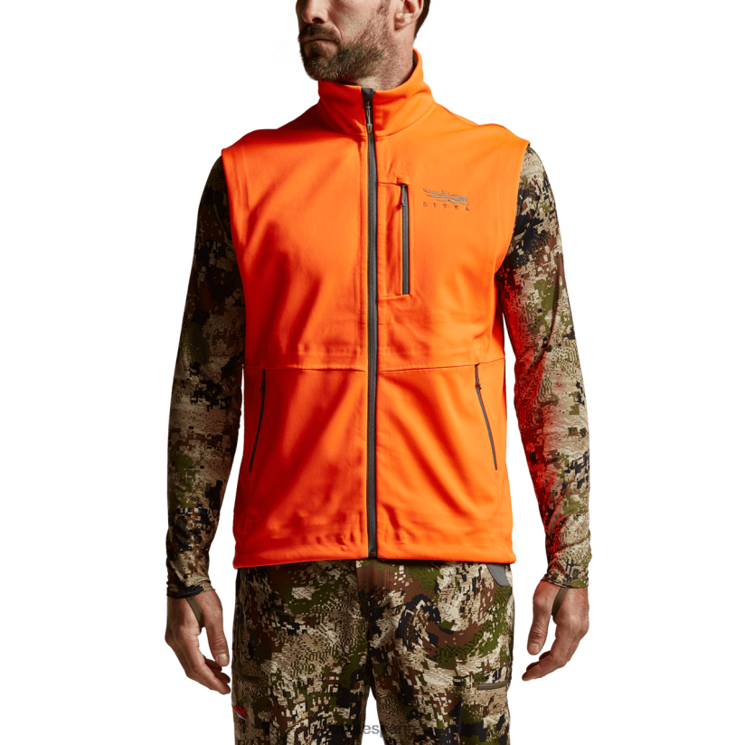 hombres SITKA Gear naranja brillante chaleco jetstream chaquetas y chalecos 8D62F063