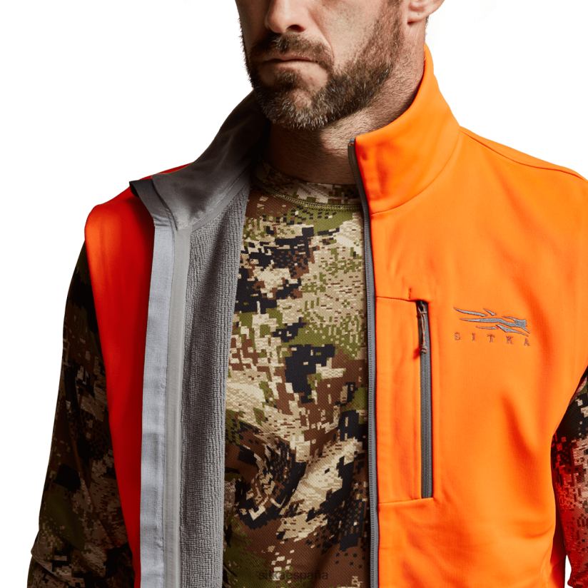 hombres SITKA Gear naranja brillante chaleco jetstream chaquetas y chalecos 8D62F063