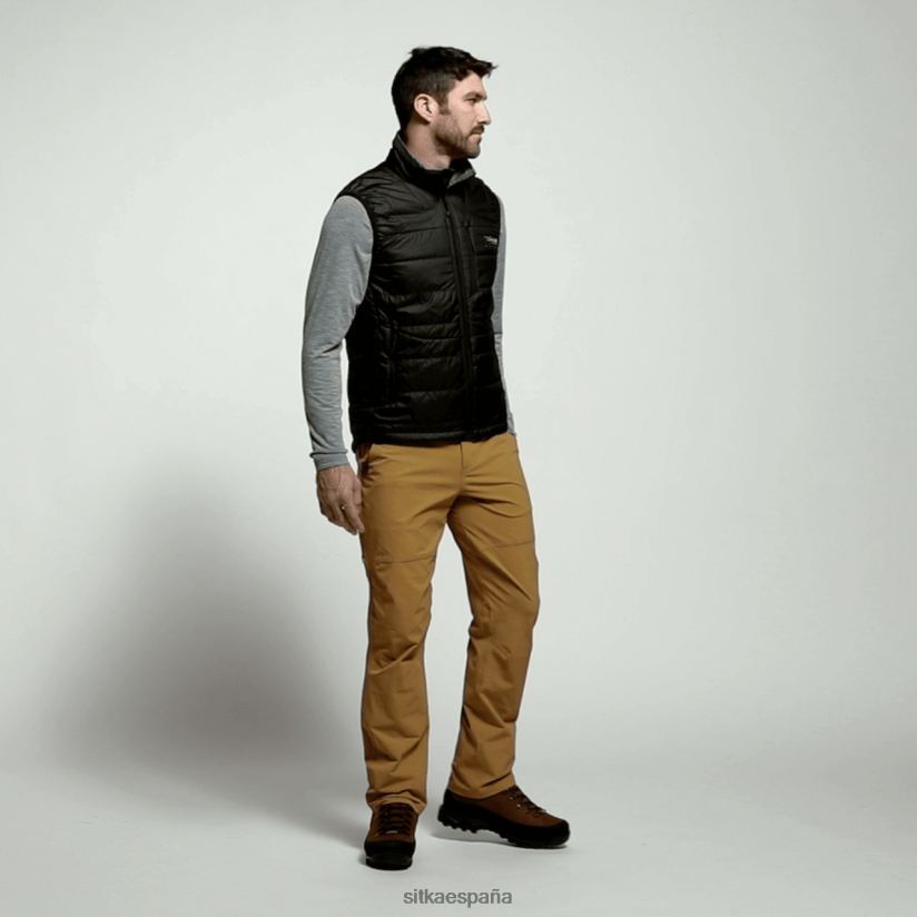 hombres SITKA Gear negro chaleco aerolito kelvin chaquetas y chalecos 8D62F073