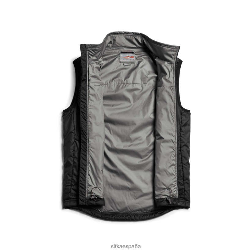 hombres SITKA Gear negro chaleco aerolito kelvin chaquetas y chalecos 8D62F073