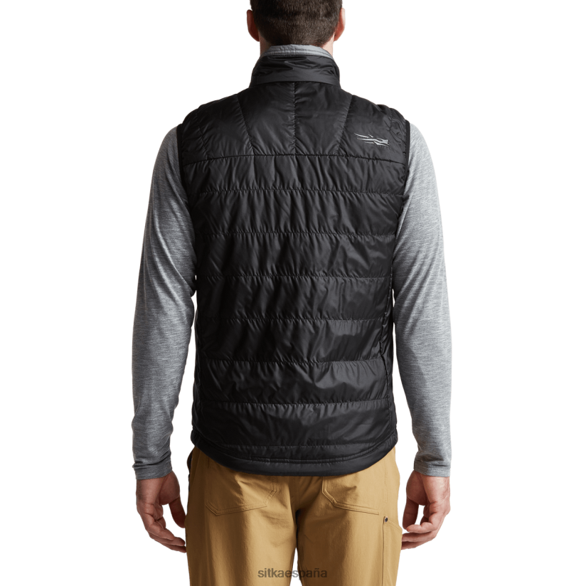 hombres SITKA Gear negro chaleco aerolito kelvin chaquetas y chalecos 8D62F073