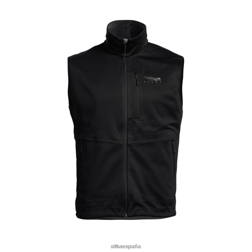 hombres SITKA Gear negro chaleco jetstream chaquetas y chalecos 8D62F065