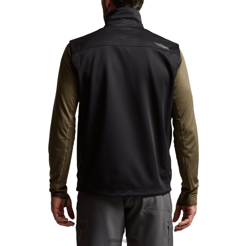hombres SITKA Gear negro chaleco jetstream chaquetas y chalecos 8D62F065