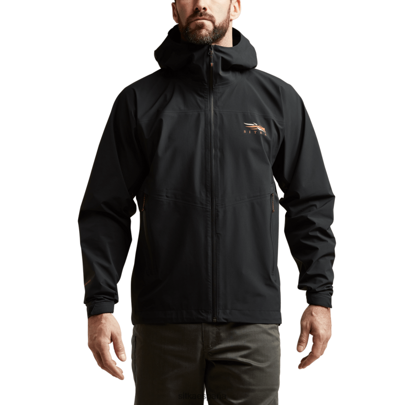 hombres SITKA Gear negro chaqueta punto de rocío chaquetas y chalecos 8D62F030