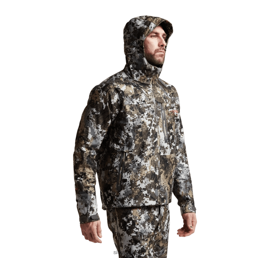 hombres SITKA Gear optifade elevado ii chaqueta de aguacero chaquetas y chalecos 8D62F048