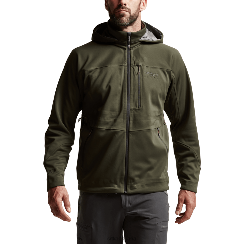 hombres SITKA Gear liquen profundo chaqueta jetstream chaquetas y chalecos 8D62F020