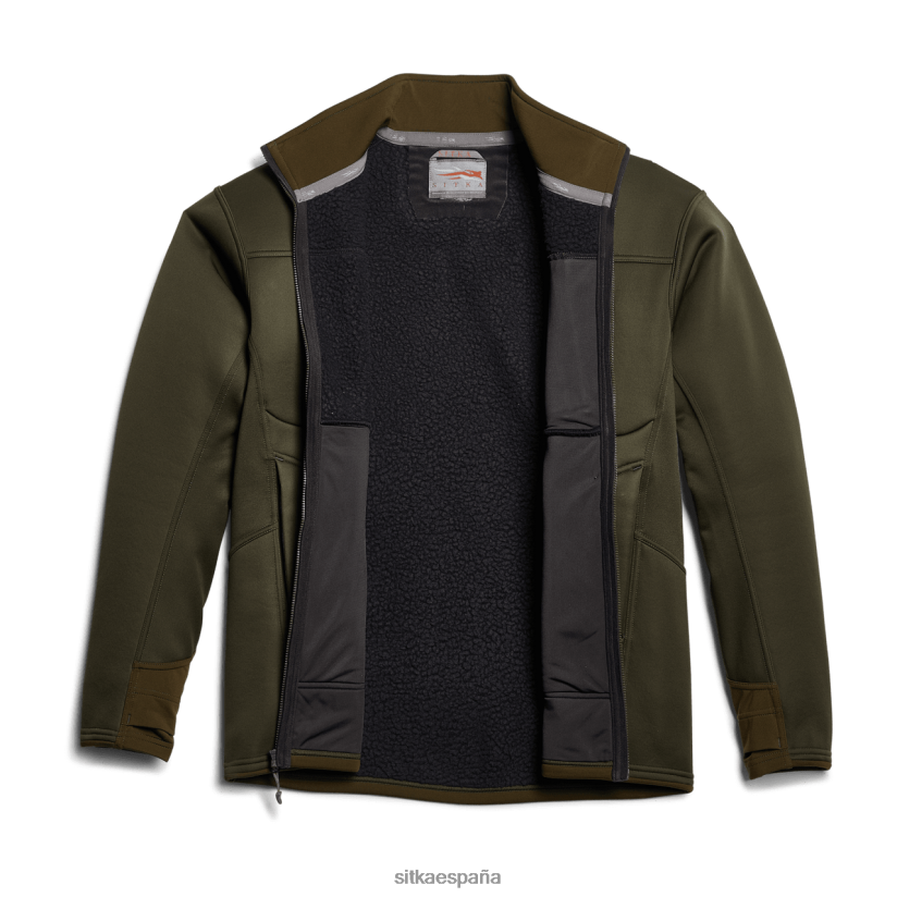 hombres SITKA Gear liquen profundo chaqueta transversal chaquetas y chalecos 8D62F043