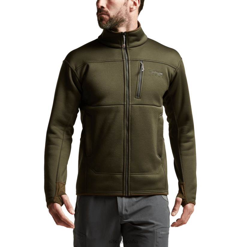 hombres SITKA Gear liquen profundo chaqueta transversal chaquetas y chalecos 8D62F043