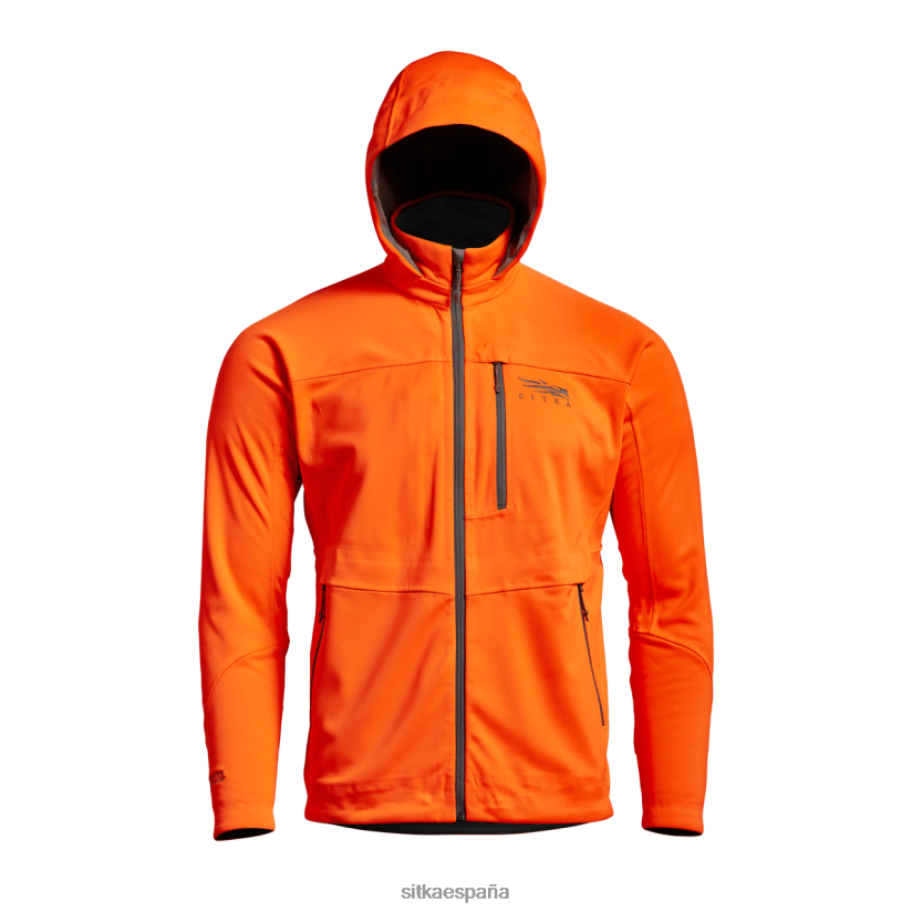 hombres SITKA Gear naranja brillante chaqueta jetstream chaquetas y chalecos 8D62F017