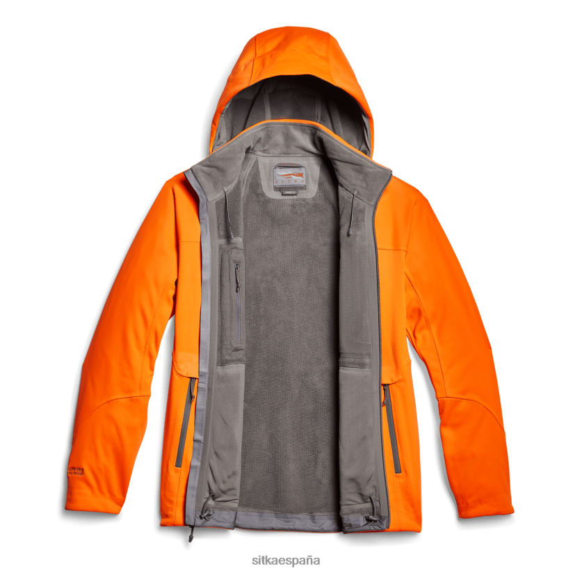 hombres SITKA Gear naranja brillante chaqueta jetstream chaquetas y chalecos 8D62F017