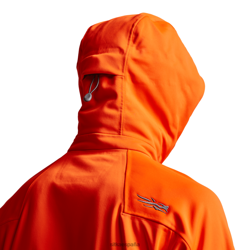 hombres SITKA Gear naranja brillante chaqueta jetstream chaquetas y chalecos 8D62F017
