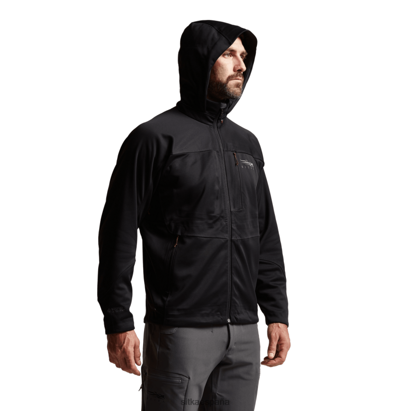 hombres SITKA Gear negro chaqueta jetstream chaquetas y chalecos 8D62F019