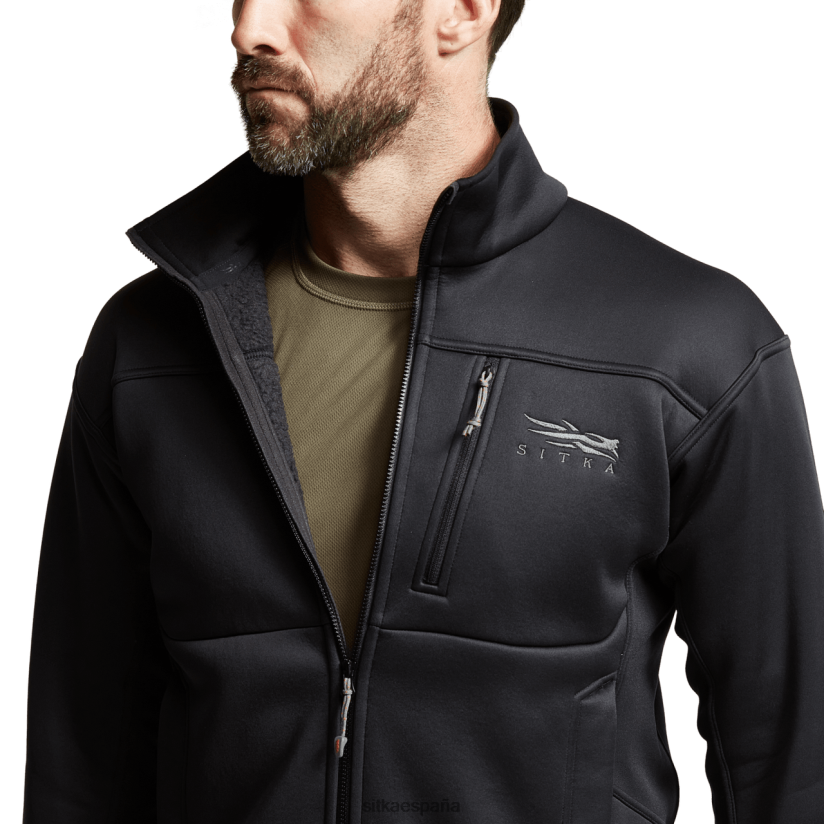 hombres SITKA Gear negro chaqueta transversal chaquetas y chalecos 8D62F042