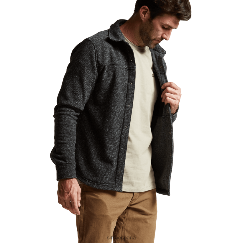 hombres SITKA Gear brezo negro camisa snowcrest ls tapas 8D62F0162