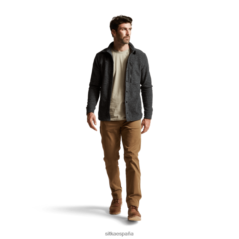 hombres SITKA Gear brezo negro camisa snowcrest ls tapas 8D62F0162