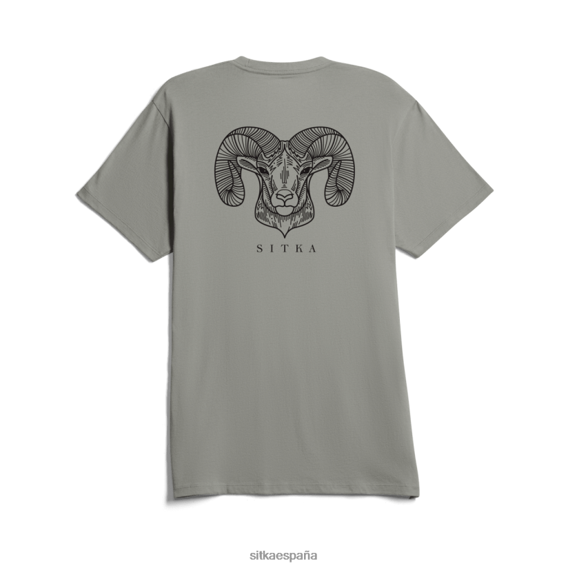 hombres SITKA Gear campo gris camiseta de carnero tapas 8D62F0151