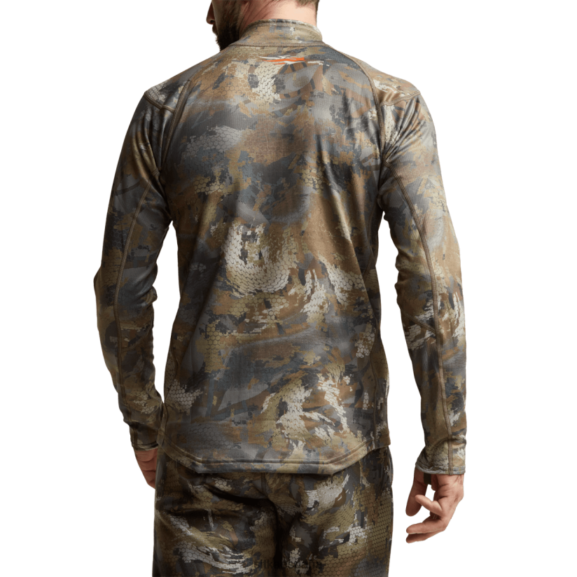 hombres SITKA Gear madera optifade para aves acuáticas camiseta con cremallera de peso medio central tapas 8D62F0170