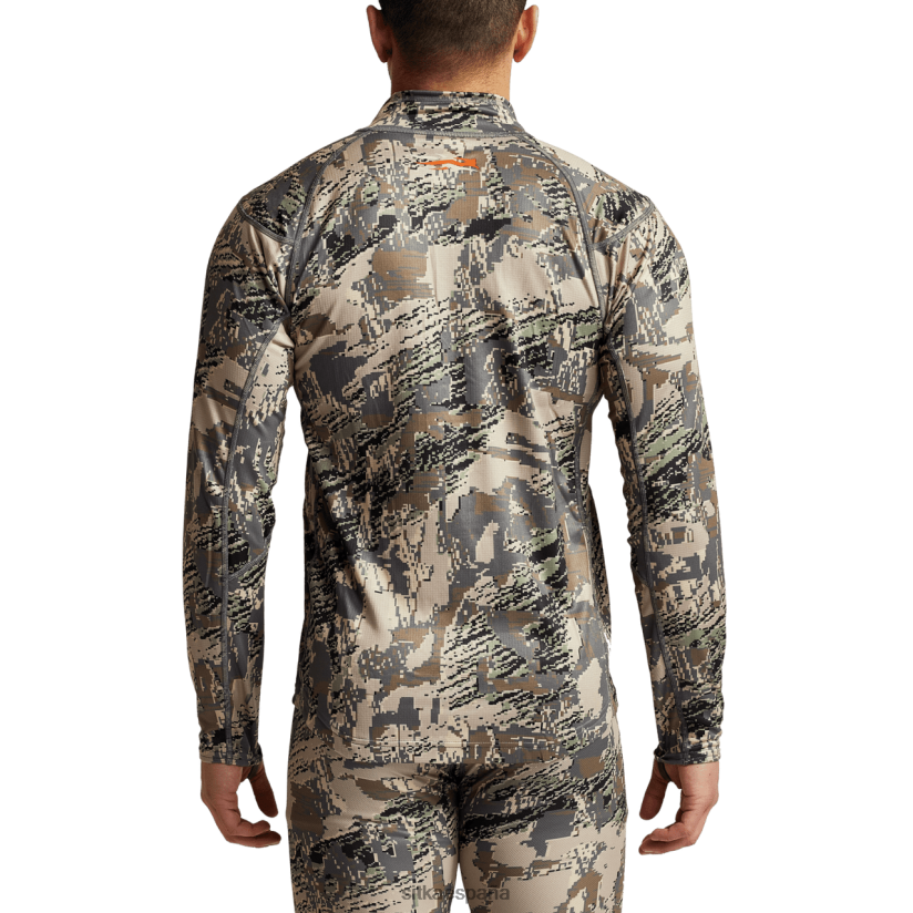 hombres SITKA Gear optifade país abierto camiseta con cremallera de peso medio central tapas 8D62F0169
