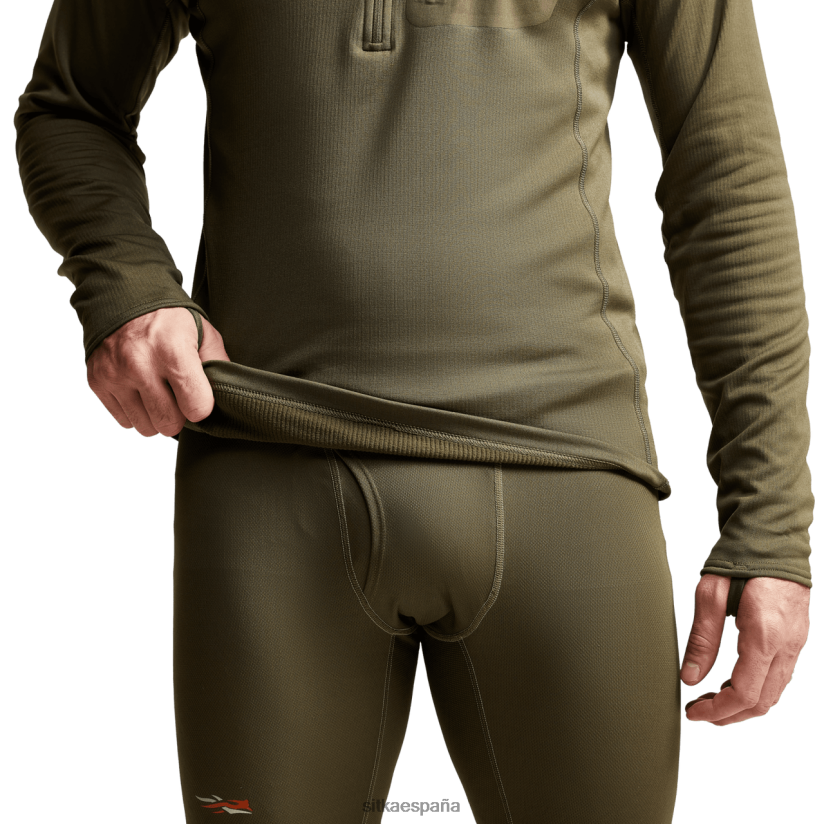 hombres SITKA Gear pirita camiseta con cremallera de peso medio central tapas 8D62F0171