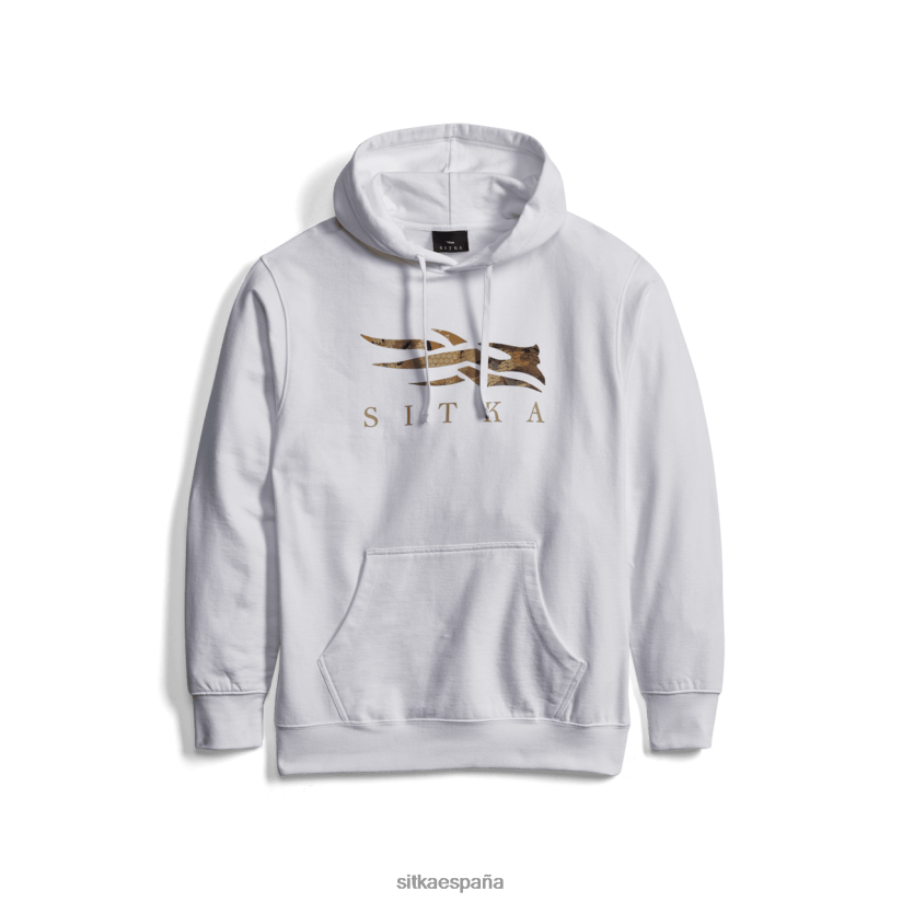 hombres SITKA Gear aves acuáticas blancas sudadera con capucha y ícono tapas 8D62F0118