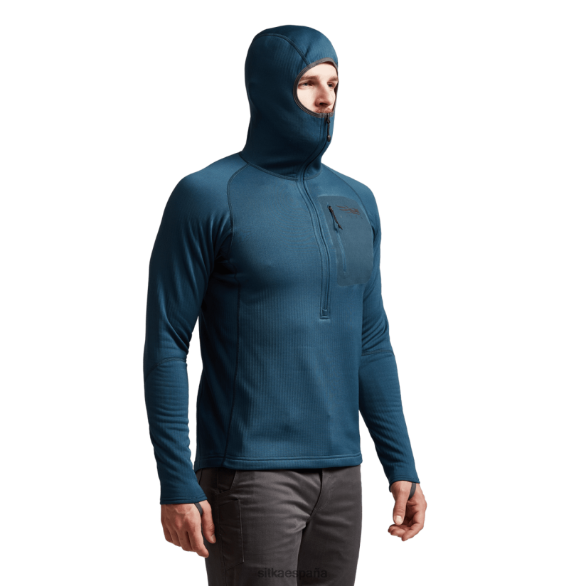 hombres SITKA Gear azul egeo sudadera con capucha pesada tapas 8D62F099