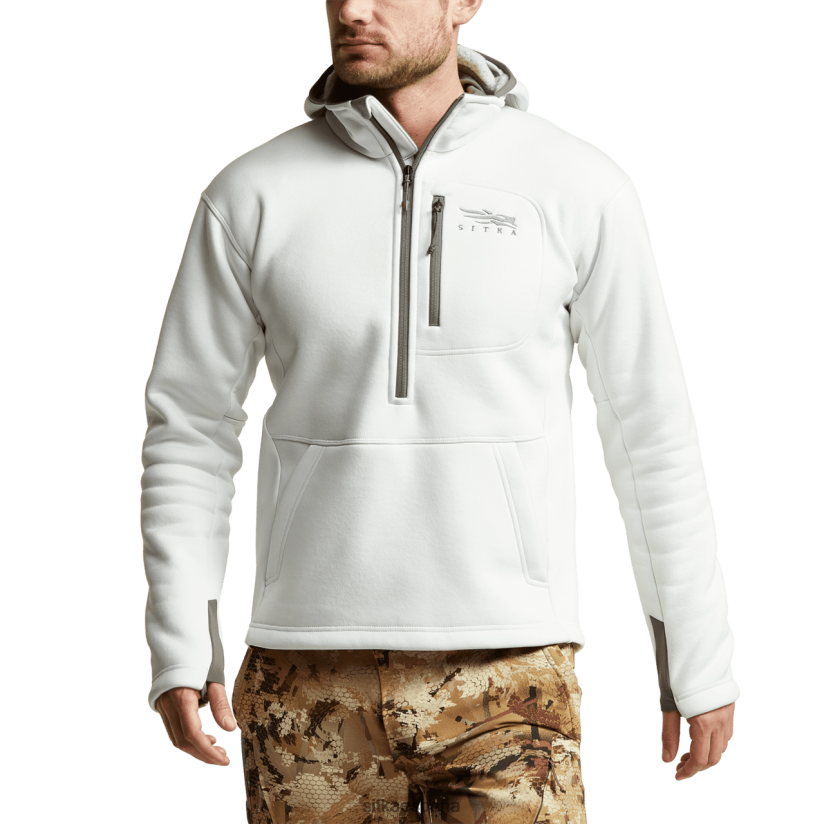 hombres SITKA Gear blanco sudadera con capucha degradada tapas 8D62F0114