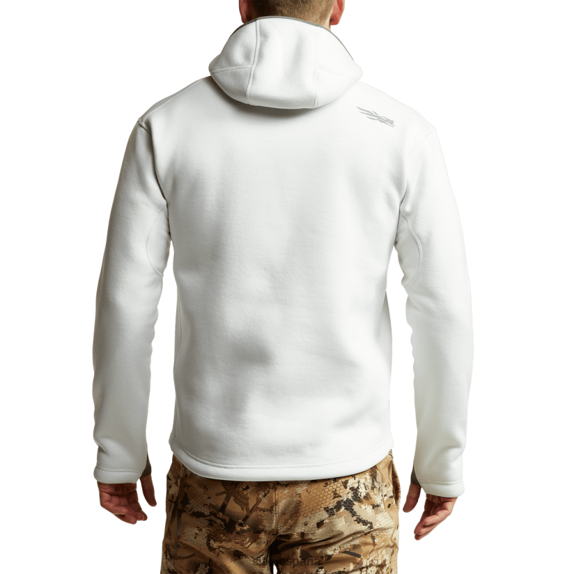 hombres SITKA Gear blanco sudadera con capucha degradada tapas 8D62F0114