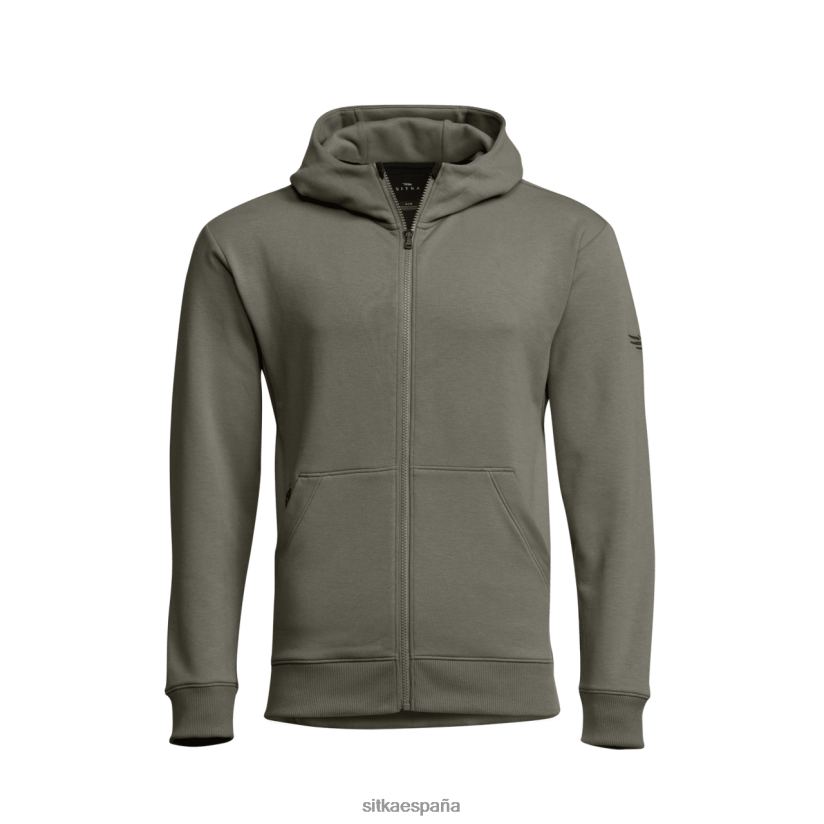 hombres SITKA Gear cicuta verde sudadera con capucha y cremallera esencial tapas 8D62F0116