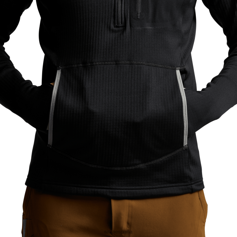 hombres SITKA Gear negro fanático con capucha tapas 8D62F0110