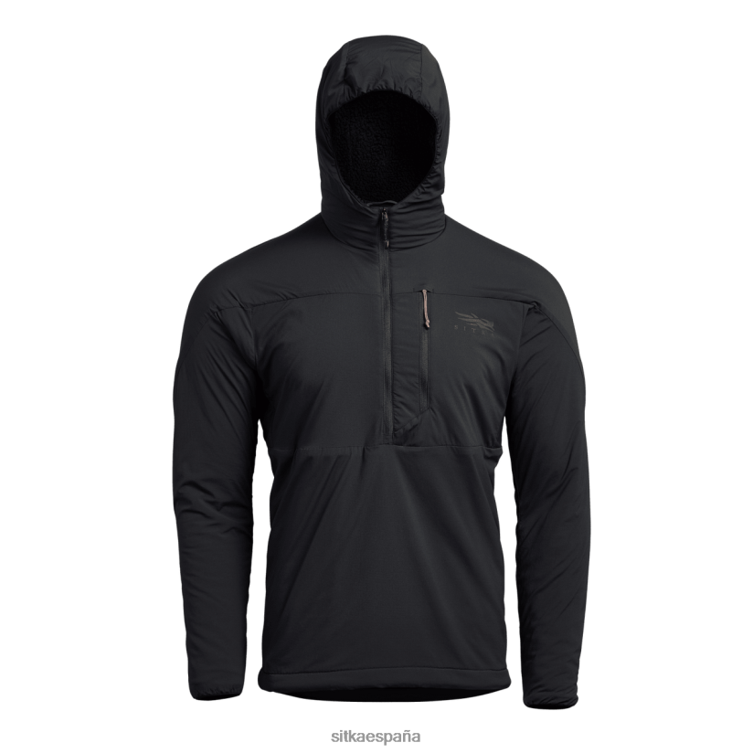 hombres SITKA Gear negro sudadera con capucha ambiental tapas 8D62F086