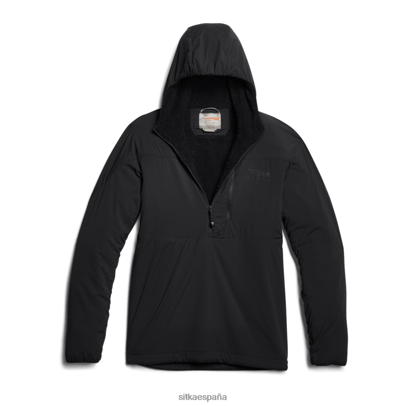 hombres SITKA Gear negro sudadera con capucha ambiental tapas 8D62F086