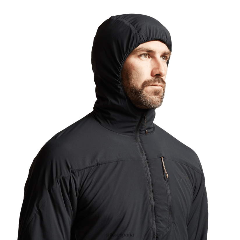 hombres SITKA Gear negro sudadera con capucha ambiental tapas 8D62F086