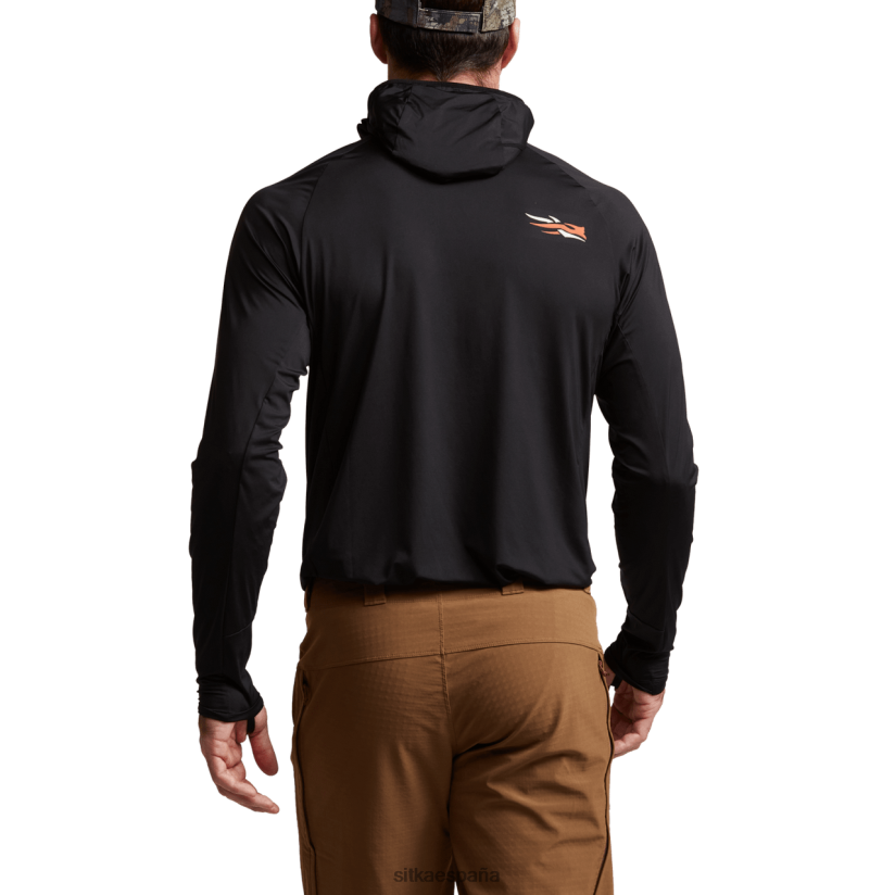 hombres SITKA Gear negro sudadera con capucha de guardia equinoccio tapas 8D62F0107
