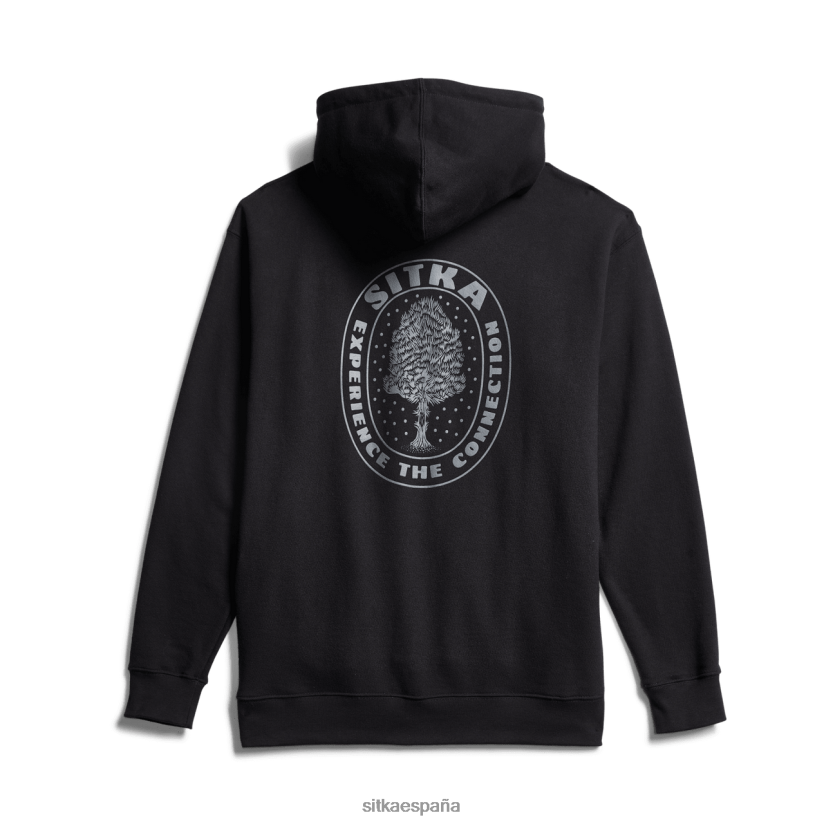 hombres SITKA Gear negro sudadera con capucha y cremallera cedar rub tapas 8D62F0117