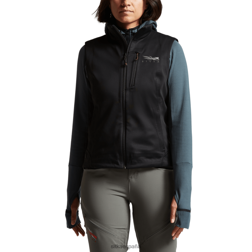 mujer SITKA Gear negro chaleco jetstream chaquetas y chalecos 8D62F0391