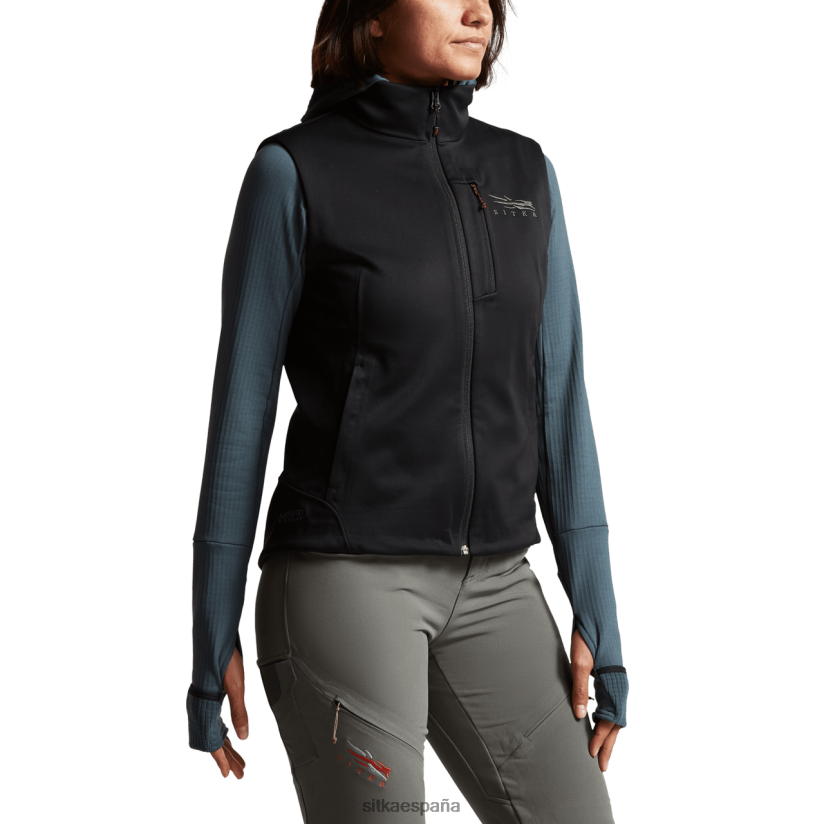 mujer SITKA Gear negro chaleco jetstream chaquetas y chalecos 8D62F0391