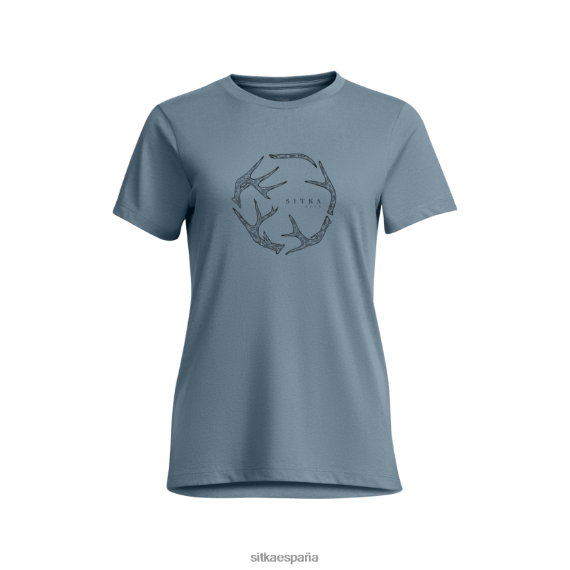 mujer SITKA Gear azul pedernal camiseta asta evo tapas 8D62F0403