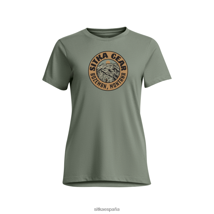 mujer SITKA Gear eucalipto ascender tee tapas 8D62F0404