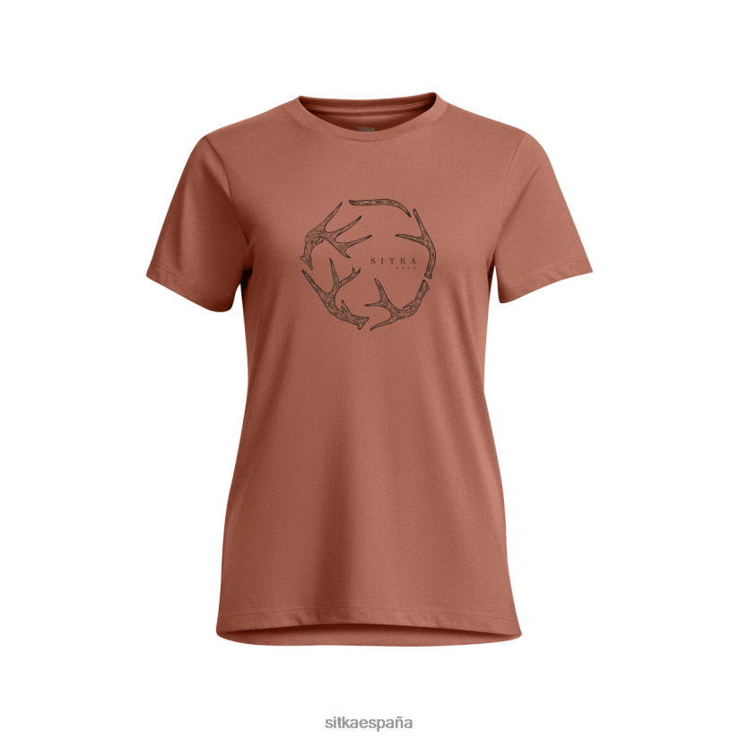 mujer SITKA Gear zumaque rojo camiseta asta evo tapas 8D62F0402